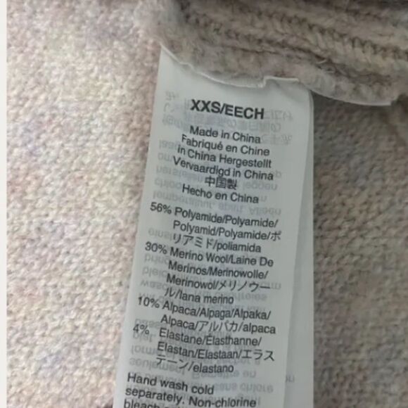 J Crew Cropped Cardigan Sweater In Supersoft Yarn Alpaca Blend Camel Oversized - Picture 7 of 7